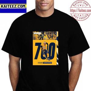 Mattias Ekholm 700 Games NHL For Nashville Predators Vintage T-shirt