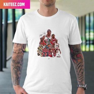 Michael Jordan Number 23 Chicago Bulls Signature Unique T-Shirt