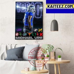 Michael Uini Top 10 Blessed To Be In This Position Art Decor Poster Canvas