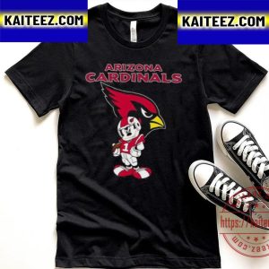 Mickey Mouse Arizona Cardinals Vintage T-Shirt