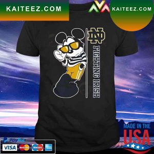 Mickey Mouse Disney X Notre Dame Fighting Irish T-shirt