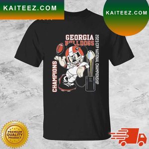 Mickey Mouse Georgia Bulldogs 2023 Cfp National Championship Champions T-Shirt