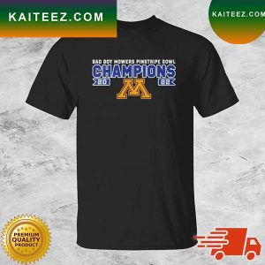 Minnesota Football 2022 Bad Boy Mowers Pinstripe Bowl T-Shirt