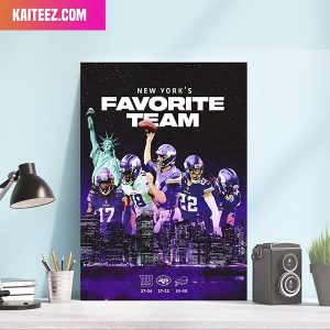 Minnesota Vikings Start Spreading The New York’s Favorite Team Home Decorations Canvas-Poster