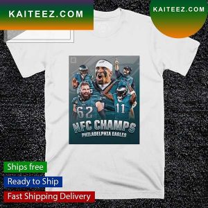 NFC Champs Philadelphia Eagles poster T-shirt