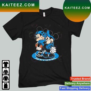 NFL Carolina Panthers Mickey Mouse And Minnie Mouse T-Shirt