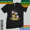 NFL Detroit Lions Mickey Mouse And Minnie Mouse T-Shirt