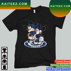 NFL Indianapolis Colts Mickey Mouse And Minnie Mouse T-Shirt