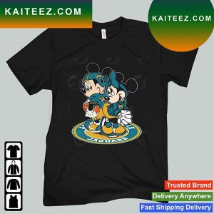 NFL Jacksonville Jaguars Mickey Mouse And Minnie Mouse T-Shirt