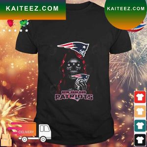 NFL New England Patriots Skull T-shirt