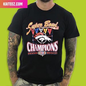NFL Super Bowl 2023 Vintage Denver Broncos Style T-Shirt