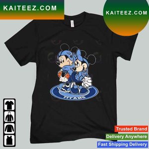 NFL Tennessee Titans Mickey Mouse And Minnie Mouse T-Shirt