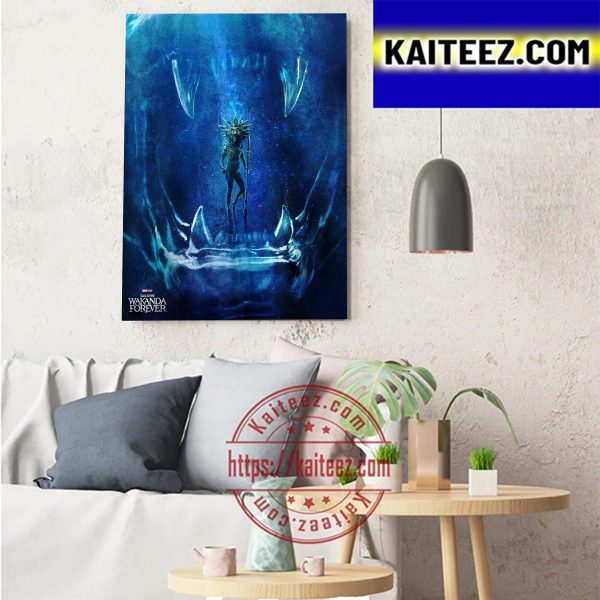 Namor In Black Panther Wakanda Forever Of Marvel Studios Art Decor Poster Canvas