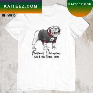 National Champions Uga Georgia Bulldogs Trendy 2022 T-shirt