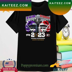 National Championship Bound Tcu vs Georgia Matchup New 2023 T-shirt