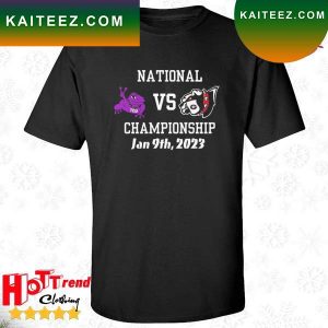 Ncaa Football Championship TCU Horned Frogs Vs Georgia Bulldogs T-Shirt