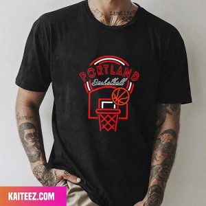Neon Portland Basketball Portland Trail Blazers Unique T-Shirt