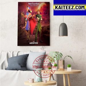 New Guardians Peter Pan And Kuzco In Disney Mirrorverse Art Decor Poster Canvas