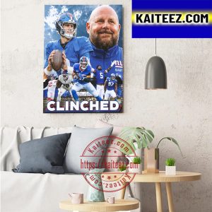 New York Giants Are Headed To The Playoffs Art Decor Poster Canvas