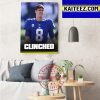 New York Giants Are Headed To The Playoffs Art Decor Poster Canvas