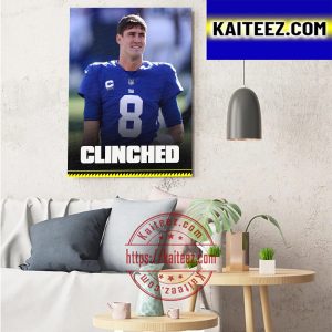 New York Giants Are Playoff Bound Art Decor Poster Canvas