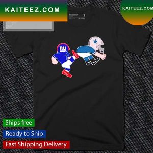 New York Giants Vs Dallas Cowboys NFL On Madden Thanksgiving Vintage T-Shirt  - Kaiteez