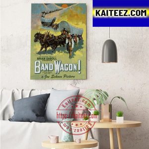 New York Giants Present A Brian Daboll Program Band Wagon Art Decor Poster Canvas