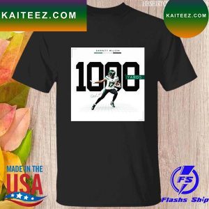 New York Jets Garrett Wilson 1000 Yards signature T-shirt