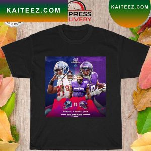 New york giants and Minnesota Vikings super wild card weekend T-shirt