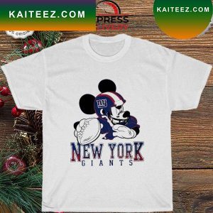 New york giants Mickey football T-shirt