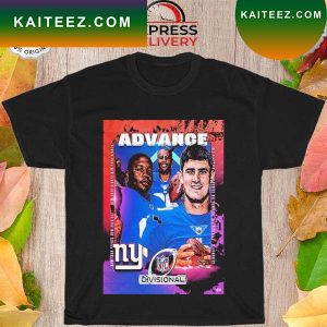 New york giants winner nfl divisional advance T-shirt