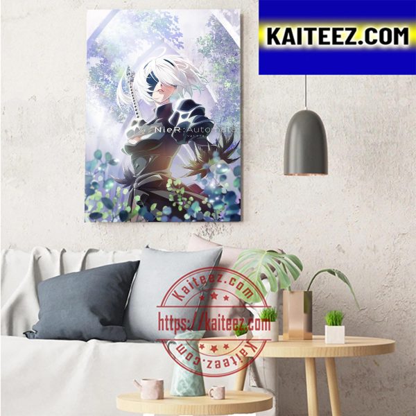 NieR Automata Ver1.1a Anime Art Decor Poster Canvas