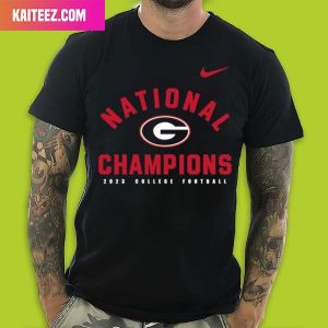 Nike Georgia Bulldogs 2023 National Champions Football Style T-Shirt