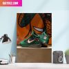 Nike LeBron 7 FAMU In Gorge Green Canvas-Poster