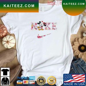 Nike Valentines Day Mickey And Minnie Mouse T-Shirt