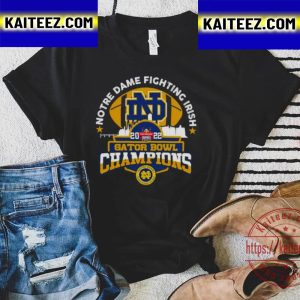 Notre Dame Fighting Irish 2022 Gator Bowl Champions 2022 Vintage T-Shirt