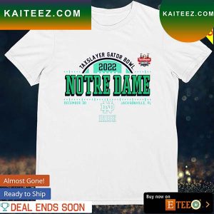 Notre Dame Fighting Irish Taxslayer Gator Bowl Bound 2022 T-shirt