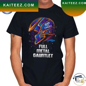 Official Full Metal Gauntlet Thanos Helmet Avengers Marvel T-shirt