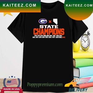 Official Georgia Vs Nevada State Champions T-Shirt