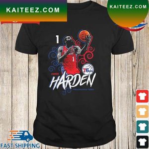 Official James Harden Philadelphia 76ers Competitor T-shirt