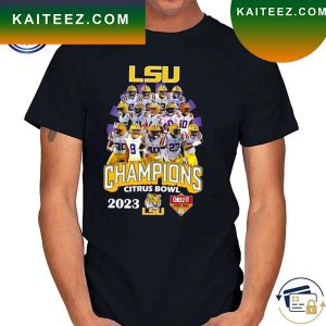 Official LSU Tigers Citrus bowl champions 2023 T-shirt