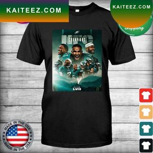 Official Philadelphia Eagles 2022 NFC Champions advance to super bowl LVII T-shirt