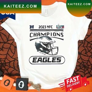 Official Philadelphia Eagles 2023 Nfc Conference Champions T-Shirt