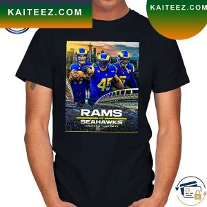 Official Rams Vs Seahawks Jan 8 Silence Seattle T-Shirt