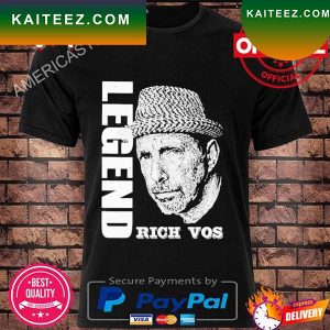 Official Rich vos legend squiggly line drawing T-shirt