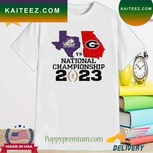 Official Tcu Horned Frogs Vs Georgia Bulldogs National Championship 2023 T-Shirt