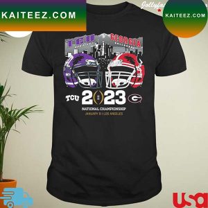 Official Tcu Horned Frogs and Georgia Bulldogs 2023 national champions city T-shirt