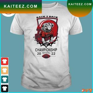 Official Georgia Bulldogs national champions back to back 2023 T-shirt