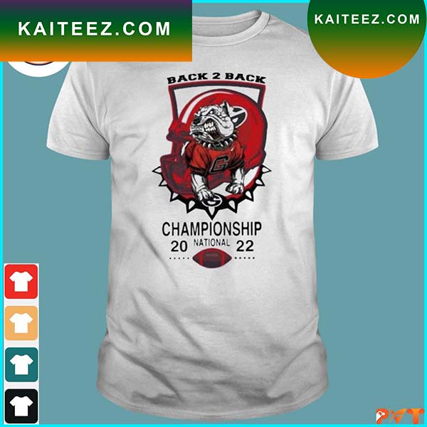 Official Georgia Bulldogs National Champions Back To Back 2023 T-shirt ...