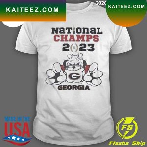 Official national Championship 2023 Georgia Bulldogs Go Dawgs T-shirt